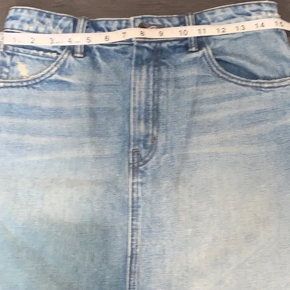 Helmut Lang Denim Mini Skirt Size 28 Medium Blue Wash - Picture 13 of 13